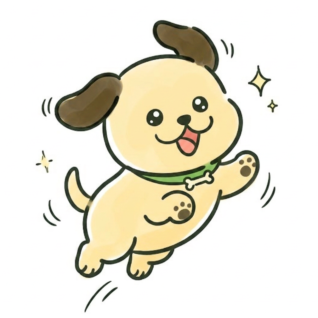 全力でぴょんぴょん飛び跳ねアピール